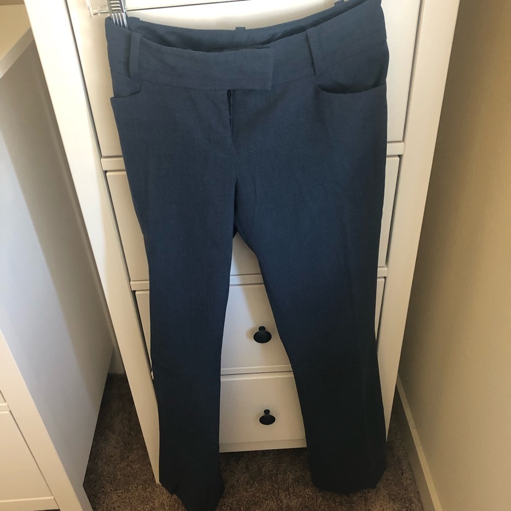 The Limited indigo suit pants